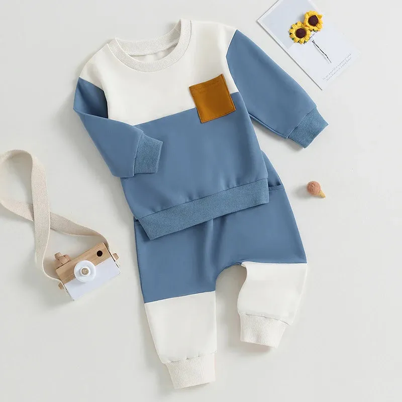 Trendy Toddler Sweatshirt And Pants Set