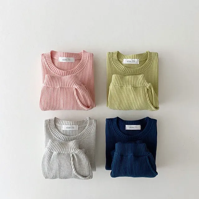 Two Piece Cotton Knit Sweater and Pants