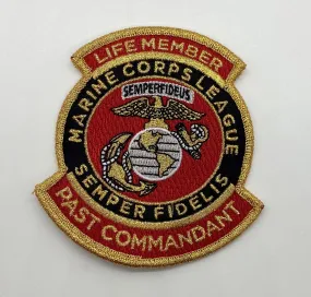 Uniform Patch Blazer Crest - Life/Past Commandant for Regular Members