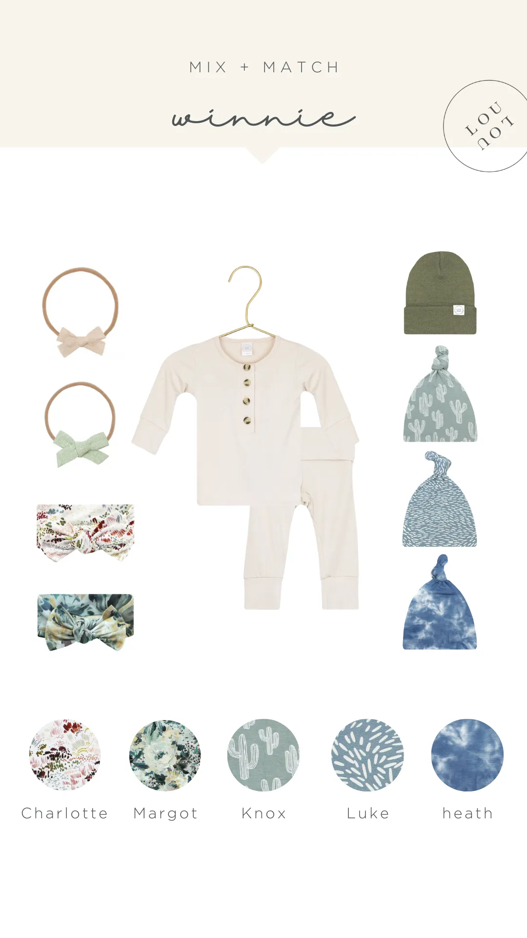 Winnie Newborn Hat Bundle (Gown)