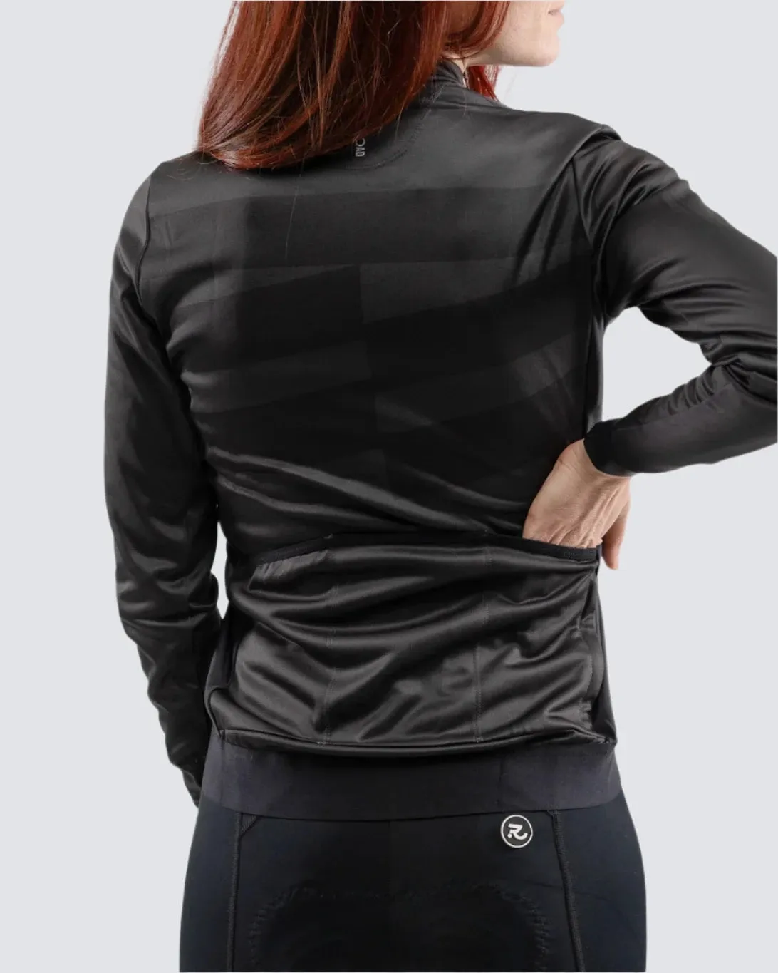 Women's Long Sleeve Fleece Jersey - Stone Grey