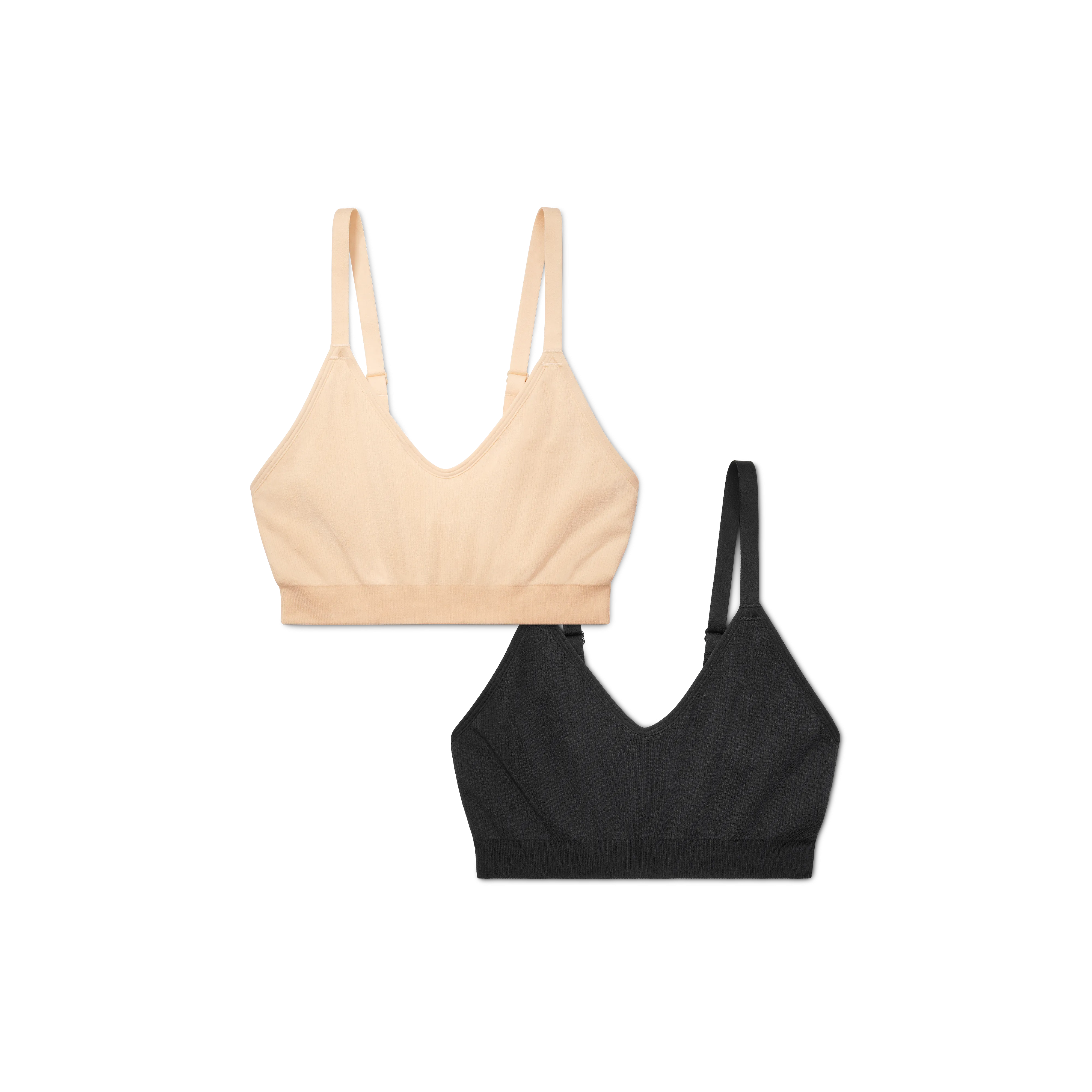 Women's Seamless Scoop Bralette 2-Pack