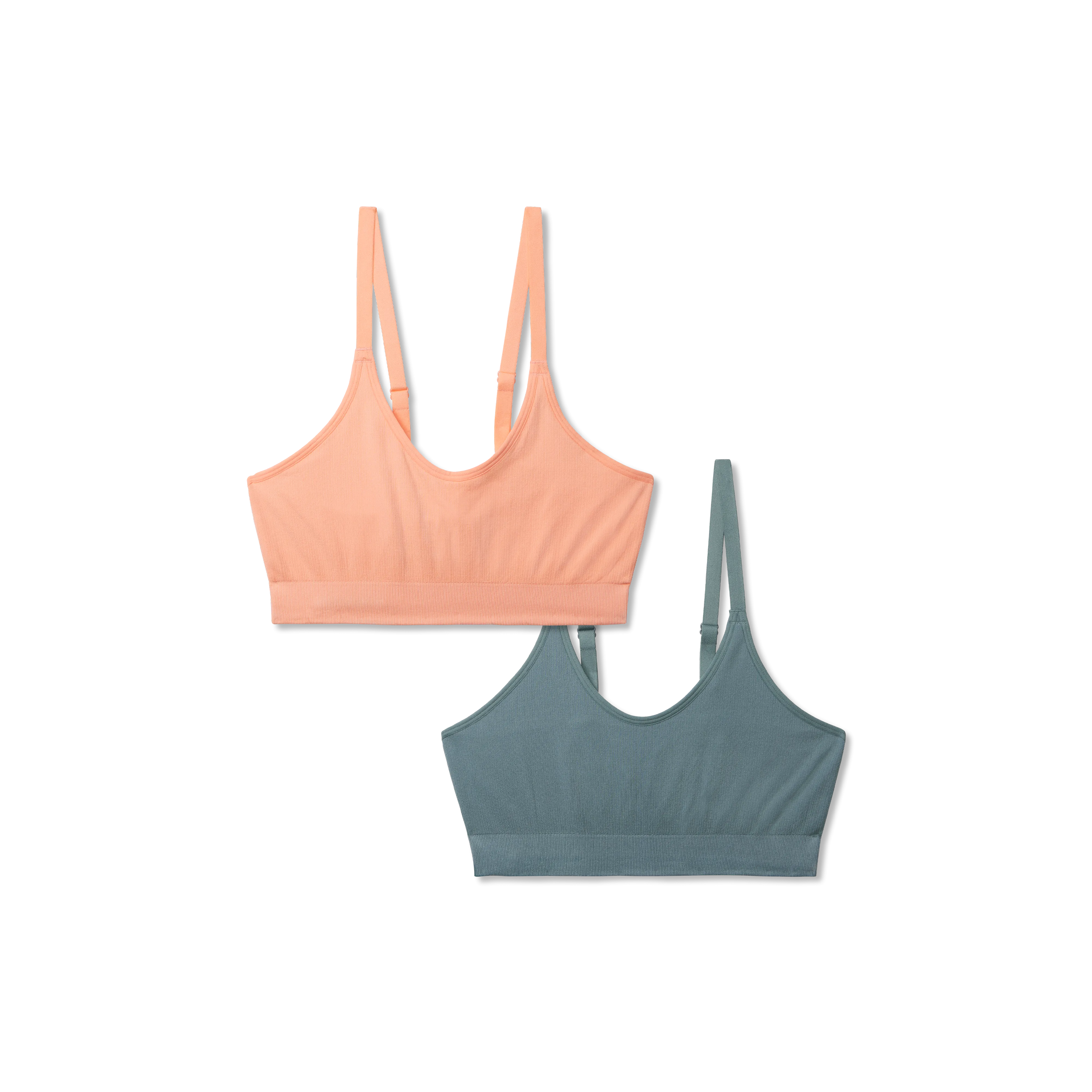 Women's Seamless Scoop Bralette 2-Pack