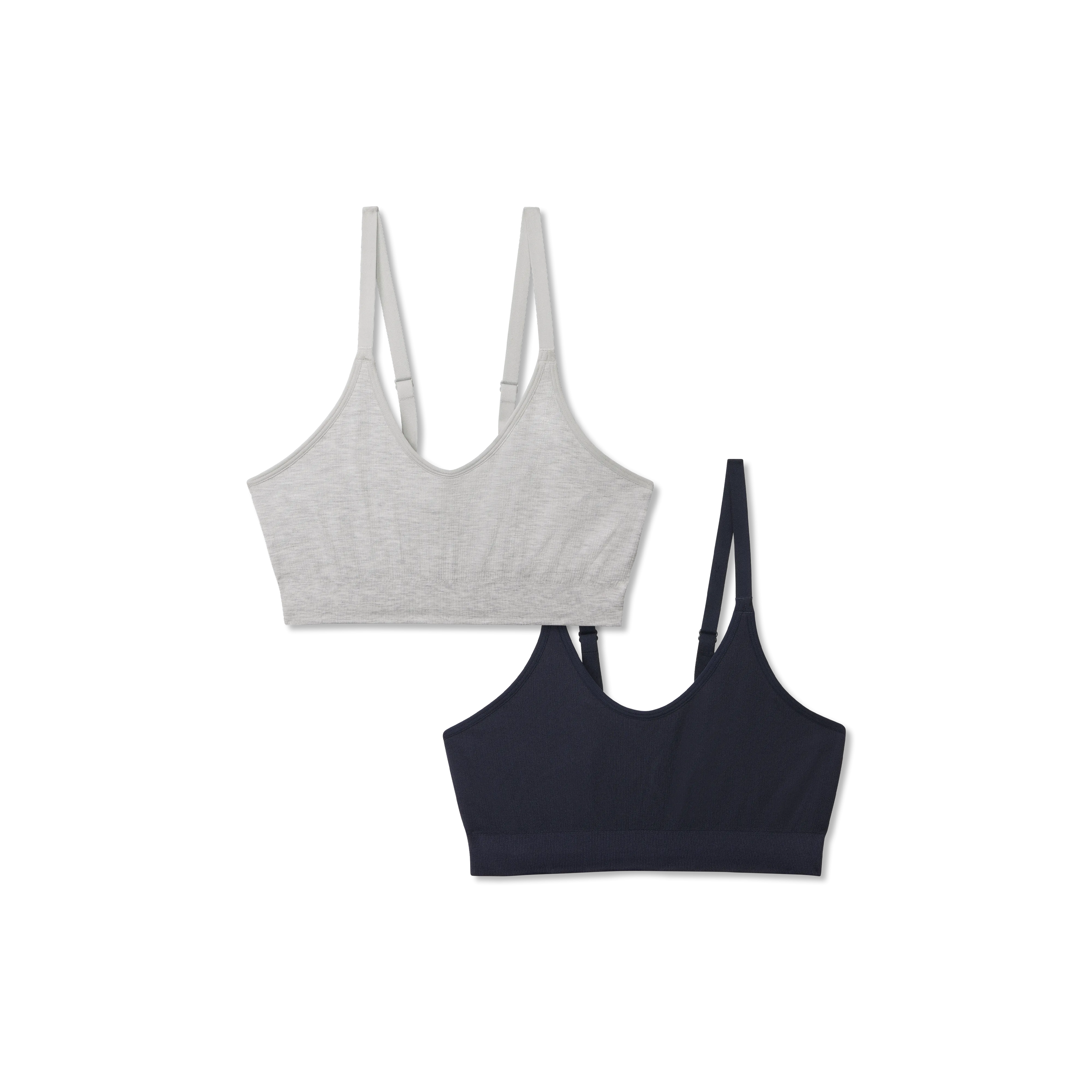 Women's Seamless Scoop Bralette 2-Pack