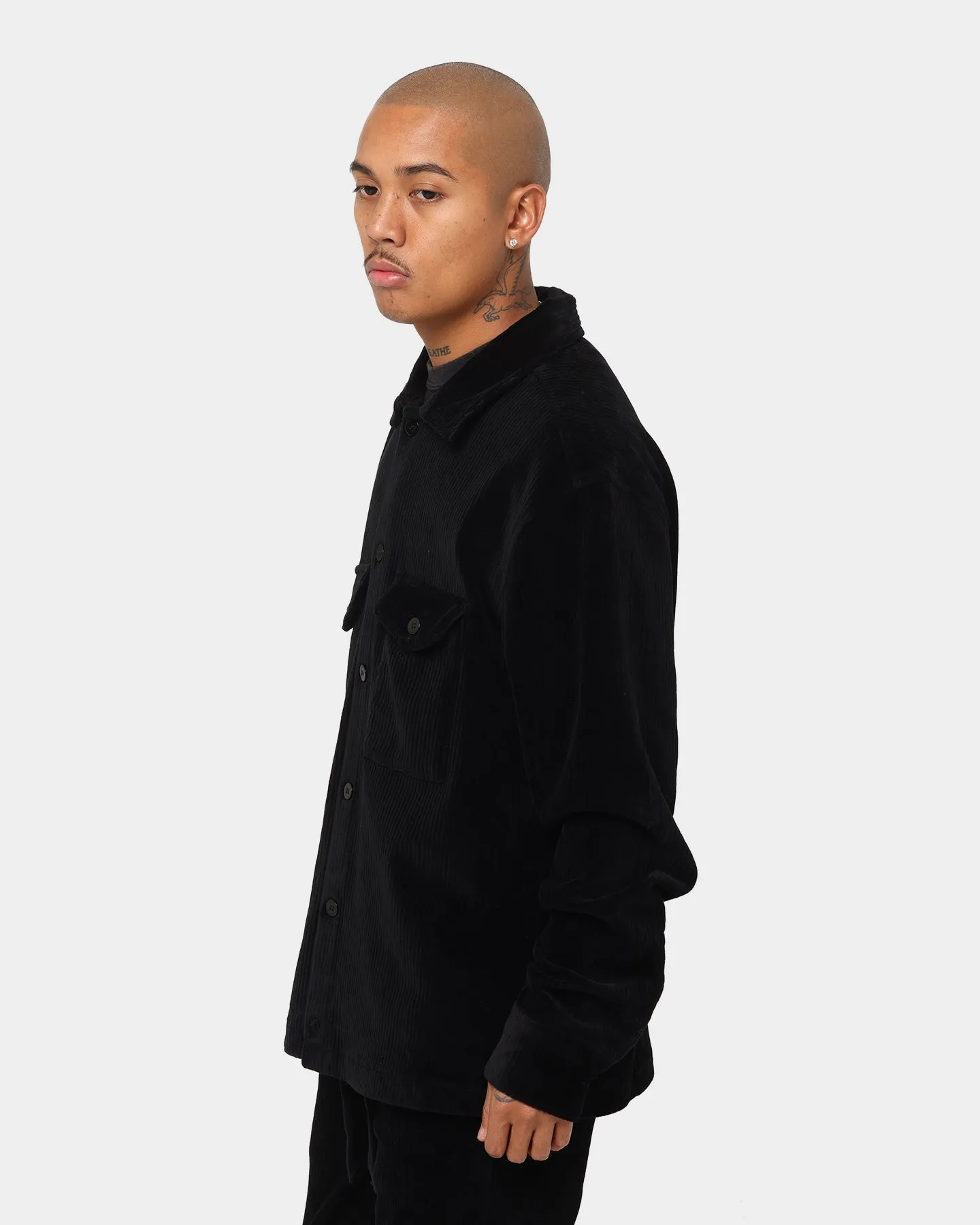 XXIII Duke Corduroy Shacket Black