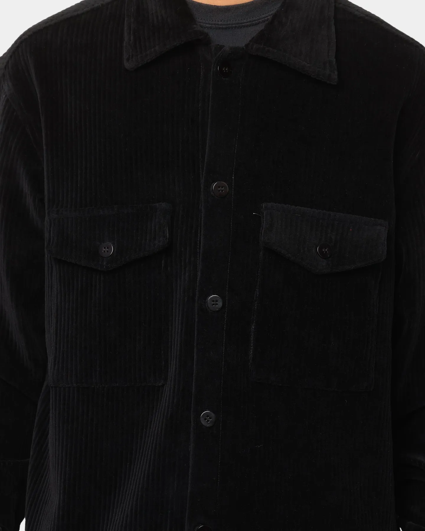 XXIII Duke Corduroy Shacket Black