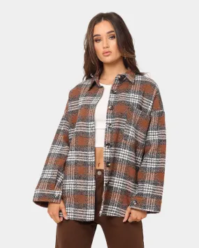 XXIII Women's Chika Flannel Shacket Brown