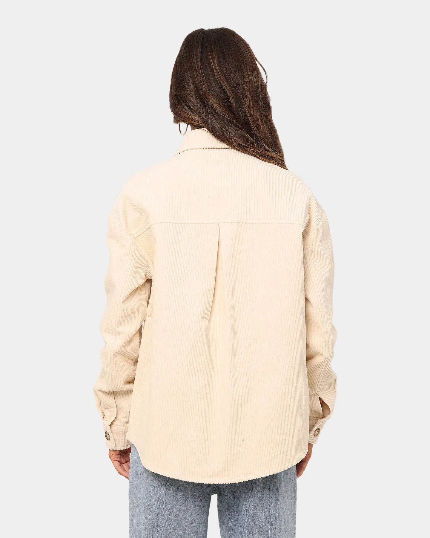 XXIII Women's Tori Corduroy Shacket Cream